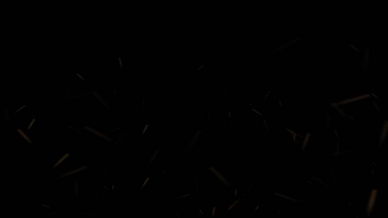 Spark overlay effect #3 — bright particles