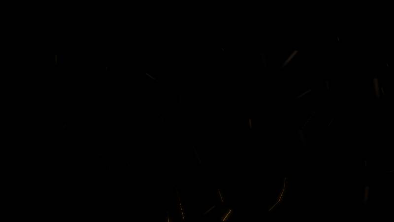 Spark overlay effect #10 — pyrotechnic sparks